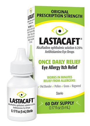 LASTACAFT® (alcaftadine ophthalmic solution) Packaging and Bottle